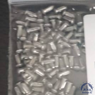 Заклёпка пластиковая забивная белая 3х5,7 мм без шляпки купить в Таразе