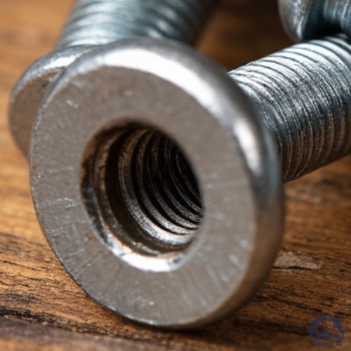 Заклёпка алюминиевая резьбовая М4х11 мм гайка с цилиндрическим фланцем, рифленая