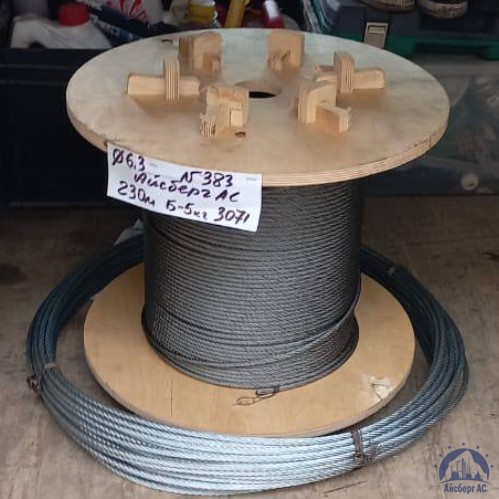 Канат стальной 11,5 мм ГОСТ 3071-88 ТК 6х37(1+6+12+18)+1