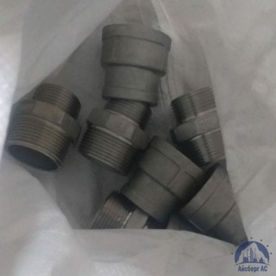 Муфта нержавеющая переходная DN 20х15 3/4"-1/2" 26,9х21,3 мм AISI 304 ВР-ВР купить в Таразе