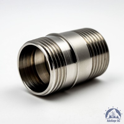 Ниппель переходной нержавеющий DN 32х15 1 1/4"-1/2" 42,4х21,3 мм AISI 316 двойной НР-НР купить в Таразе