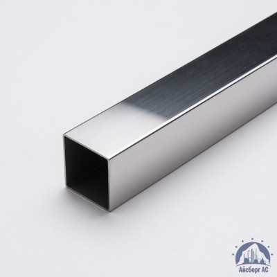 Труба нержавеющая квадратная 40х40х1,5 мм зеркальная AISI 304 DIN 2395 купить в Таразе