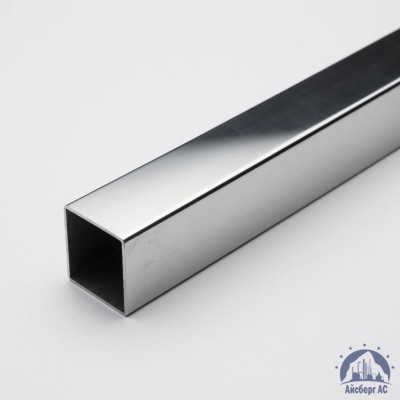 Труба нержавеющая квадратная 30х30х1,5 мм зеркальная AISI 304 DIN 2395 купить в Таразе