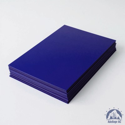 Лист с полимерным покрытием 2х1250х2500 мм RAL 5002 купить в Таразе