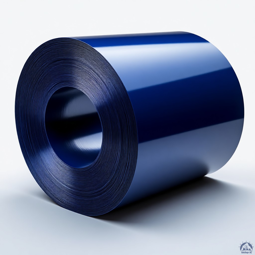 Рулон с полимерным покрытием 0,35х1250 мм RAL 5002