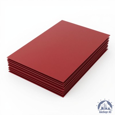 Лист с полимерным покрытием 0,35х1250х2500 мм RAL 3011 купить в Таразе