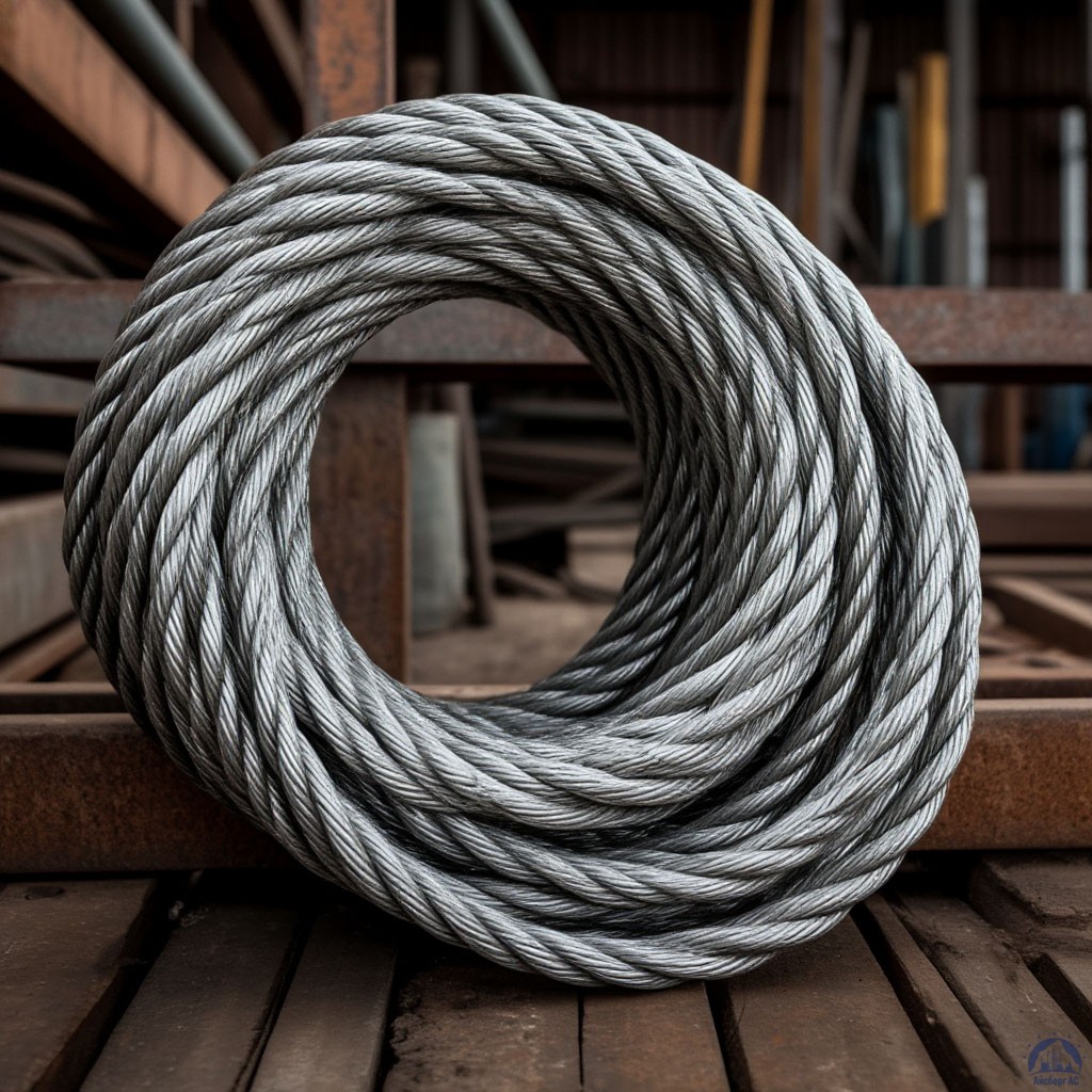 Канат 32 мм ГОСТ 2688-80 свивка ЛК-Р 6х19 (1+6+6/6)+1