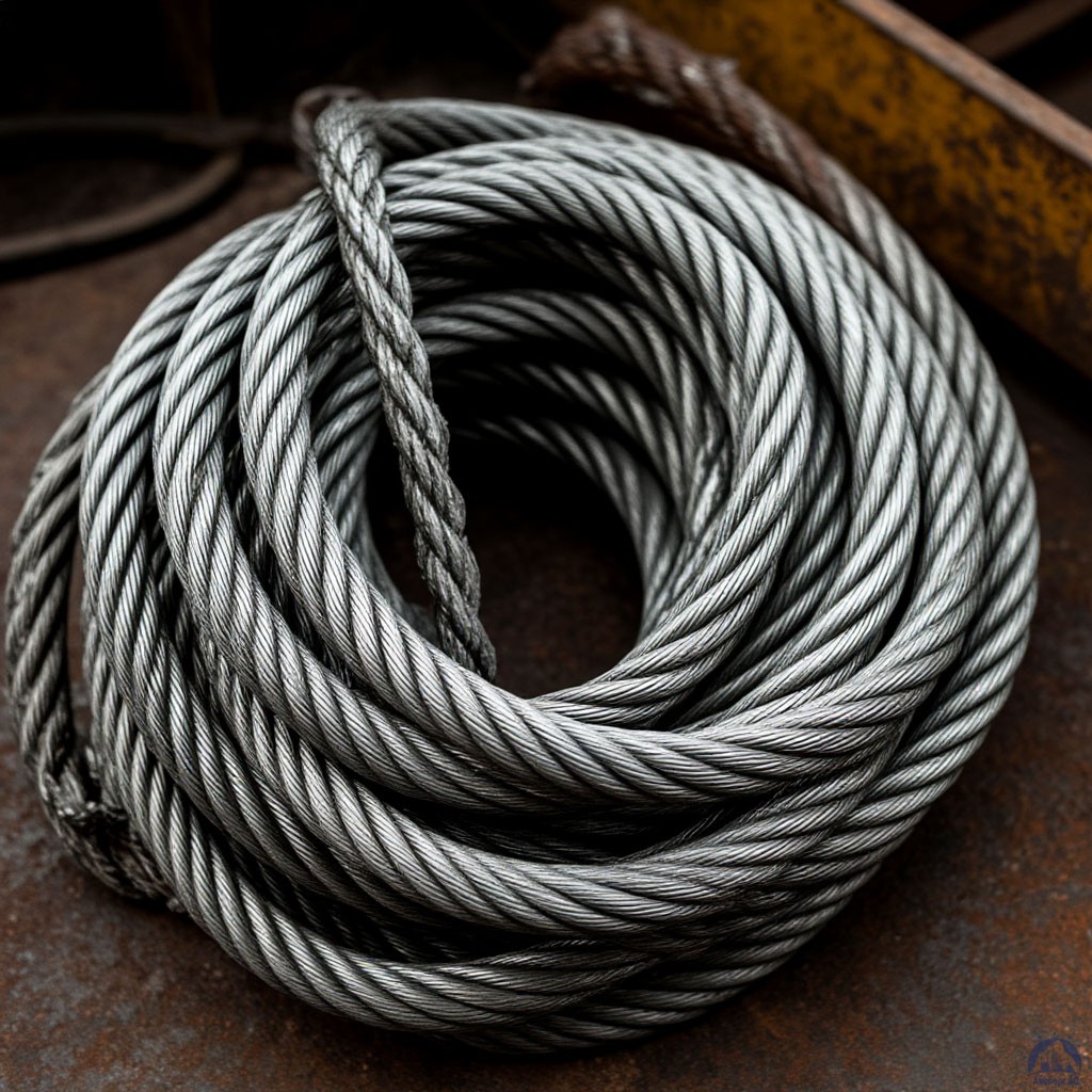 Канат 44,5 мм ГОСТ 2688-80 свивка ЛК-Р 6х19 (1+6+6/6)+1