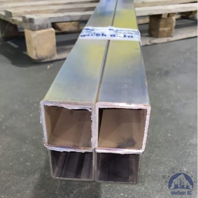 Труба нержавеющая профильная 40х40х3,0 мм матовая 08Х18Н10 купить в Таразе