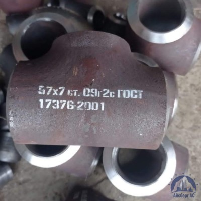 Тройник оцинкованный 57 мм ГОСТ 17376-2001 купить в Таразе