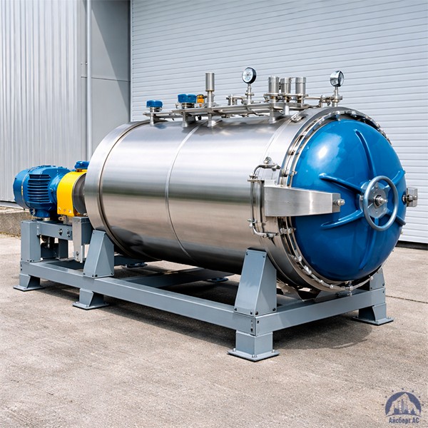 Автоклав ГВ 0,2 м3 горизонтально вращающийся